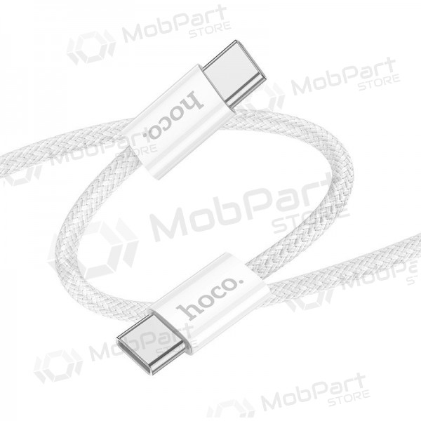 USB cable Hoco X104 60W USB-C to USB-C 2.0m blanco