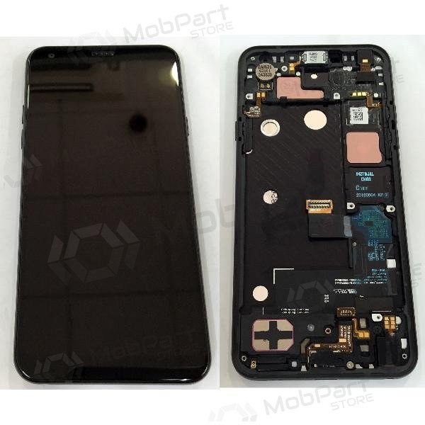 LG Q7 / Q7+ LMQ610 / Q610MA / Q610TA pantalla (violeta) (con un marco) (service pack) (original)