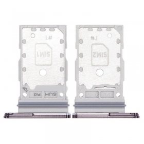 Samsung S908 Galaxy S22 Ultra Dual Titular de la tarjeta SIM (negro) (service pack) (original)