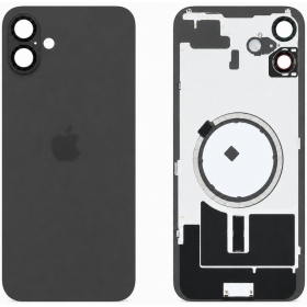 Tapa trasera para Apple iPhone 16 Plus (negro) (Premium)