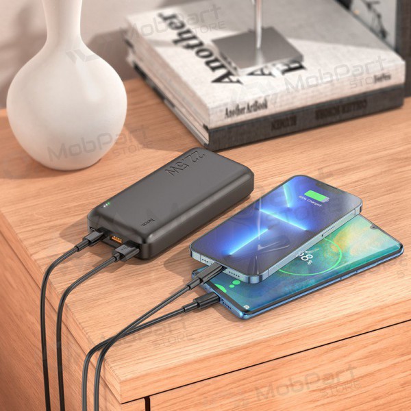 Batería externa - Power Bank Hoco J101A PD 20W+Quick Charge 3.0 22.5W 20000mAh negra