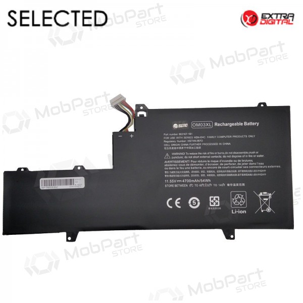 HP OM03XL, 4700mAh Bateria para portatil, Selected HP OM03XL, 4700mAh Bateria para portatil, Selected