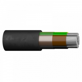 Cable de energía Prysmian Group AXPK-PE 4x16 mm² aluminio XLPE CPR Eca 0.6/1 kV