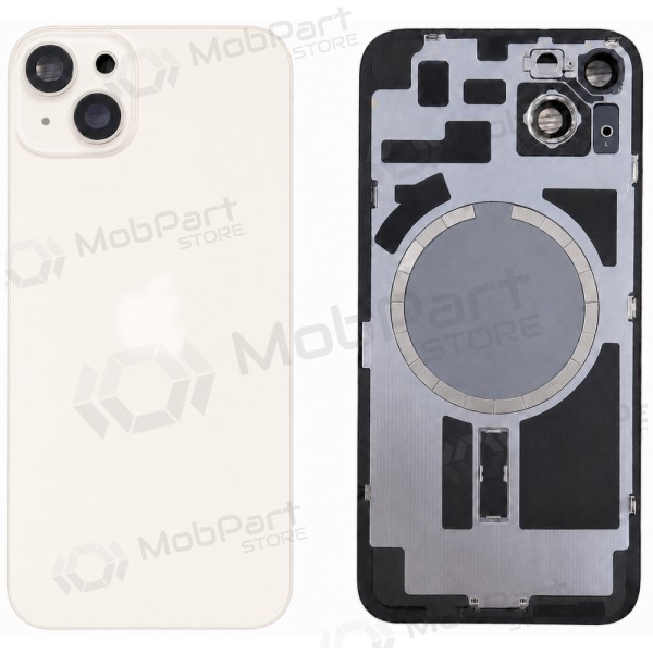 Tapa trasera para Apple iPhone 14 (blanco) (Premium)