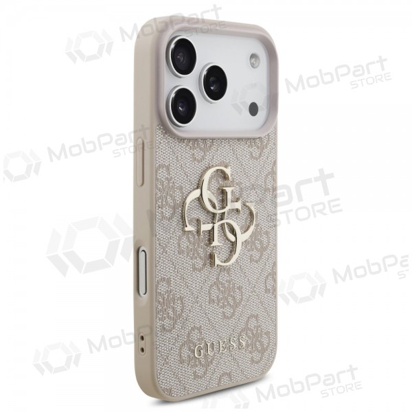 Funda para Apple iPhone 17 Pro - Guess PU 4G Metal Logo (rosa)