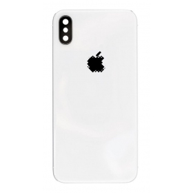 Apple iPhone X tapa trasera de la batería (plata) (usada grade B, original)
