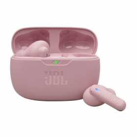 Auriculares inalámbricos con micrófono JBL Wave Beam 2 Bluetooth TWS rosas