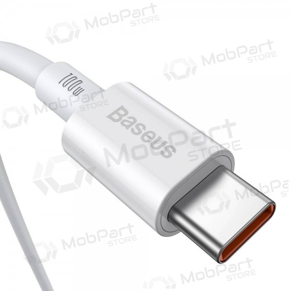 Cable Baseus Superior Type-C - Type-C 100W 1.0m (blanco) CATYS-B02