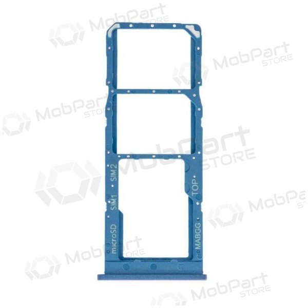Samsung Galaxy A125 A12 / A127 A12S Titular de la tarjeta SIM (azul) (service pack) (original) Samsung Galaxy A125 A12 / A127 A12S Titular de la tarjeta SIM (azul) (service pack) (original)