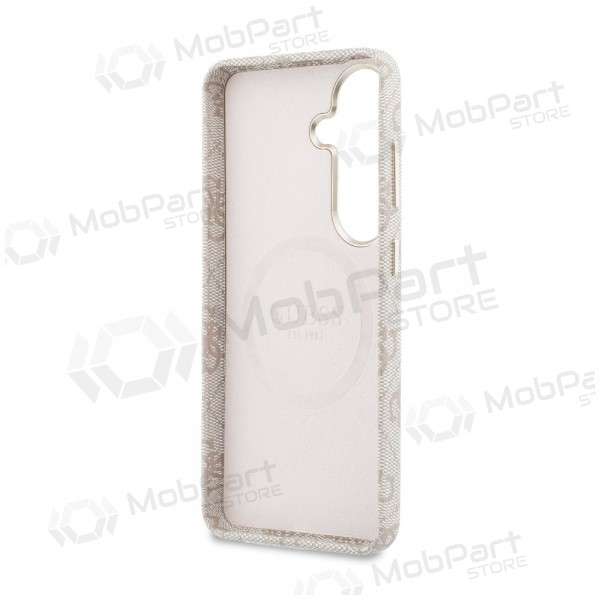 Funda para Samsung Galaxy S26 -Guess PU 4G Script Metal Logo Magnetic- (rosa)
