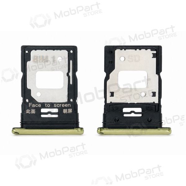 Soporte para tarjeta SIM Xiaomi Mi 11 Lite 4G / 5G / 5G NE 2021 (amarillo)