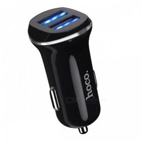 Cargador automobilinis Hoco Z1 (2.1A) (negro)
