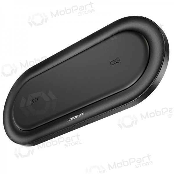 Cargador inalámbrica Borofone BQ7 Prominent Dual (10W) (negro)