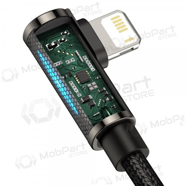 USB cable Baseus Legend Lightning 2.4A 2.0m (negro) CALCS-A01