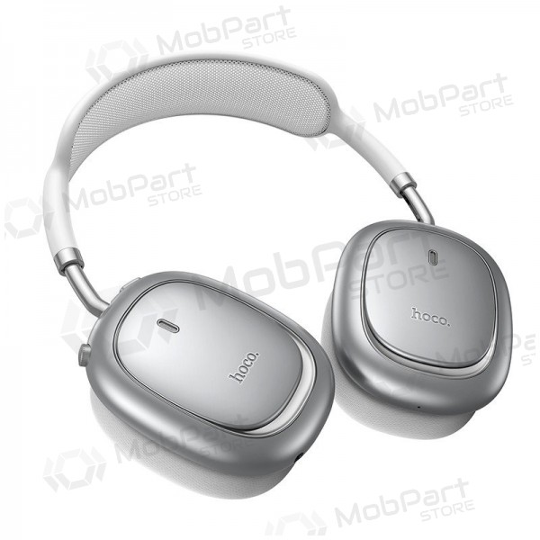 Auriculares inalámbricos con micrófono Hoco W68 ANC Bluetooth plateados