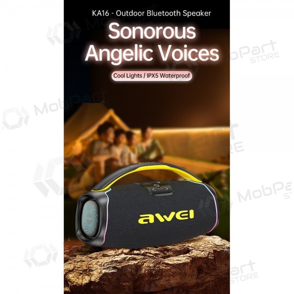 Bluetooth altavoz portátil Awei KA16 60W negro