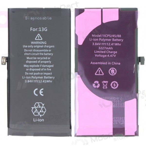 Batería Apple iPhone 13, acumulador (No Pop-Up) (Premium)