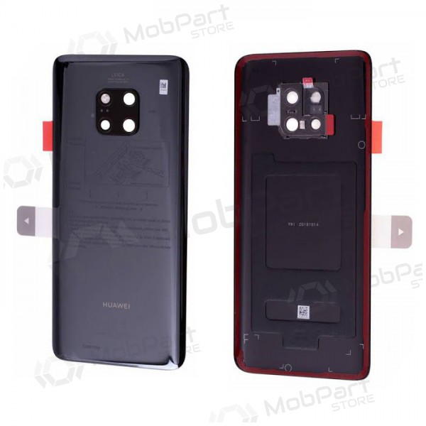 Huawei Mate 20 Pro tapa trasera de la batería (negro) (usada grade C, original) Huawei Mate 20 Pro tapa trasera de la batería (negro) (usada grade C, original)