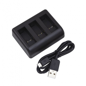 Cargador GoPro AHDBT901, Triple