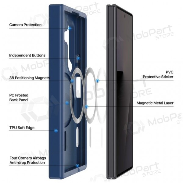 Funda para Samsung Galaxy Z Fold8 Ultra - Dux Ducis Yind MagSafe (negra)