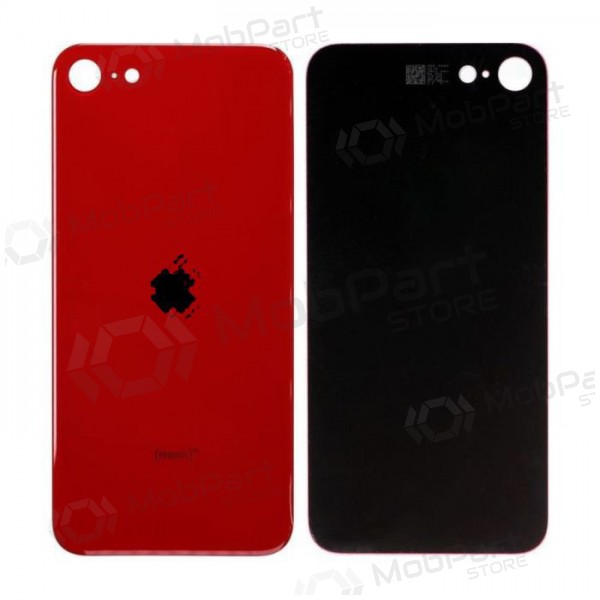 Apple iPhone SE 2020 / SE 2022 tapa trasera de la batería (rojo) (bigger hole for camera) Apple iPhone SE 2020 / SE 2022 tapa trasera de la batería (rojo) (bigger hole for camera)