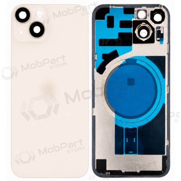 Tapa trasera para Apple iPhone 14 Plus (blanca) (Premium)