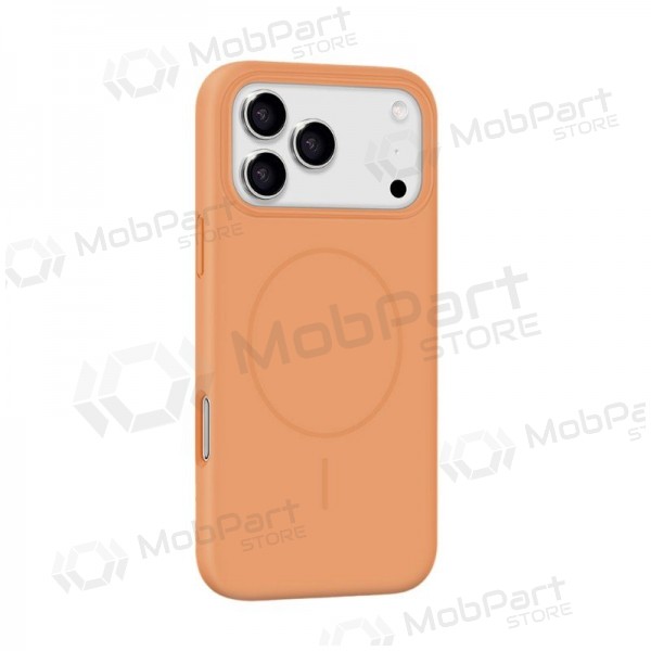 Funda para Apple iPhone 17 - X-Level Fluid Skin MagSafe (naranja)