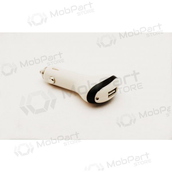 Cargador de coche (USB) (big/long) blanco (0.6A)