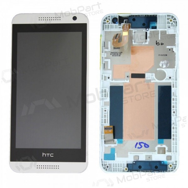 HTC Desire 610 pantalla (blanco) (con un marco) (service pack) (original)