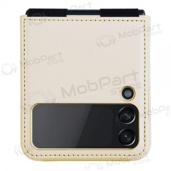 Funda para Samsung Galaxy Z Flip4 -Nillkin Leather- (dorado)