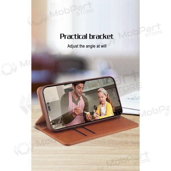 Samsung Galaxy A37 funda - HDD Magnetic Wallet Case (marrón)