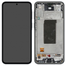 Pantalla Samsung Galaxy A37 5G (gris oscuro) (con marco) (original)