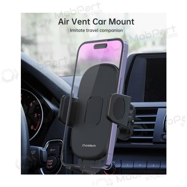 Soporte para teléfono de coche Choetech H066 negro