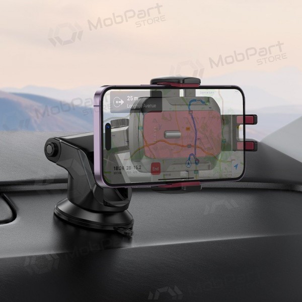 Soporte para teléfono de coche Hoco H65 (dashboard) negro