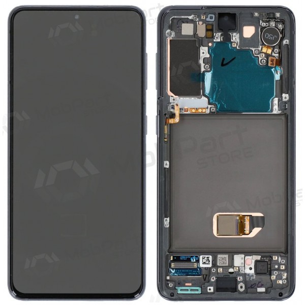 Samsung Galaxy S21 5G pantalla (gris) (con un marco) (original)