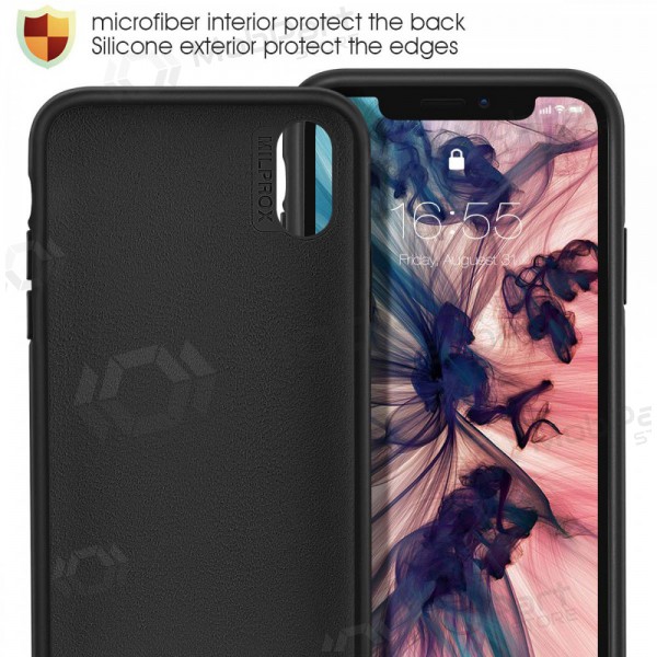 Funda para Apple iPhone 6 / 6S - Liquid Silicone 1.5mm (negra)