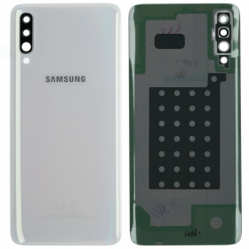 Samsung A705 Galaxy A70 2019 tapa trasera de la batería (blanco) (usada grade B, original)