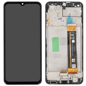 Samsung Galaxy A23 5G pantalla (negro) (con un marco) (original)