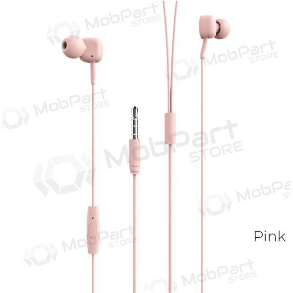 Manos libres Borofone BM34 3,5mm (rosado)