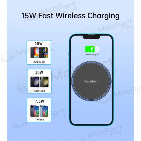 Automobilinis laikiklis-cargador Choetech T205-F MagSafe 15W negro