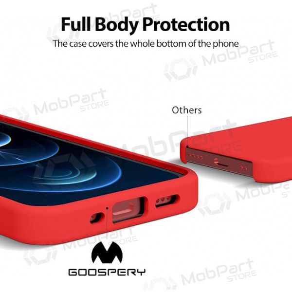 Funda para Apple iPhone 11 Pro Max Mercury - Silicone Case (rojo)