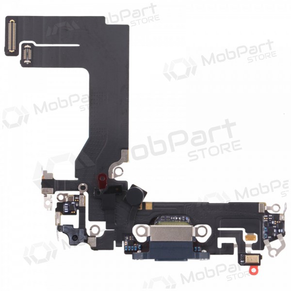 Conector de puerto de carga y micrófono para Apple iPhone 13 mini (negro)