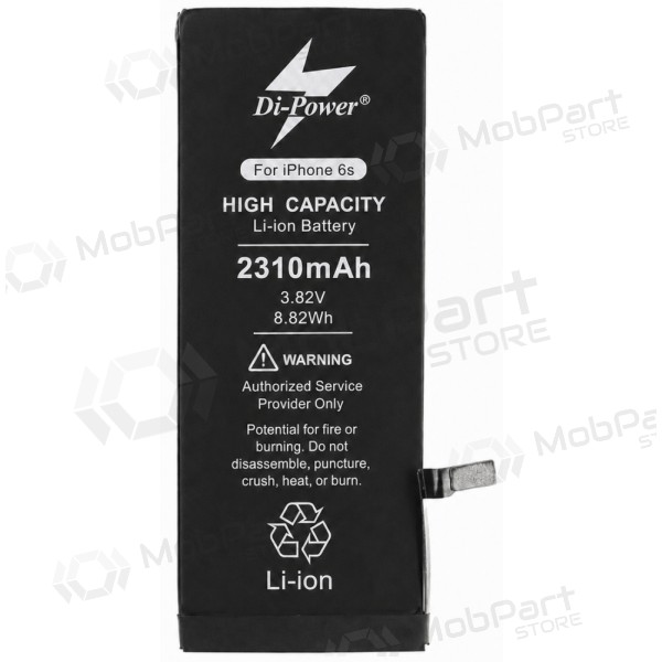 Batería Apple iPhone 6s, acumulador Di-Power 2310 mAh (capacidad aumentada)