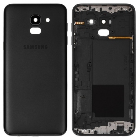 Samsung J600 Galaxy J6 2018 tapa trasera de la batería (negro) (usada grade A, original)