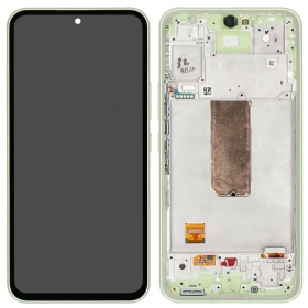 Samsung Galaxy A54 5G pantalla (verde claro) (con un marco) (original)