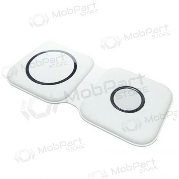 Cargador inalámbrica 2in1 Smart Phone, Watch (blanco)