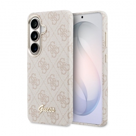 Funda para Samsung Galaxy S26 -Guess PU 4G Script Metal Logo Magnetic-