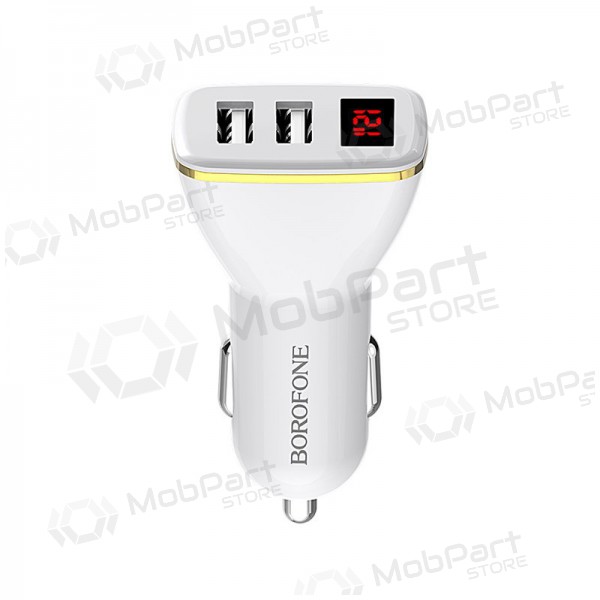 Cargador automobilinis Borofone BZ11 x 2 USB (2.1A) (negro)