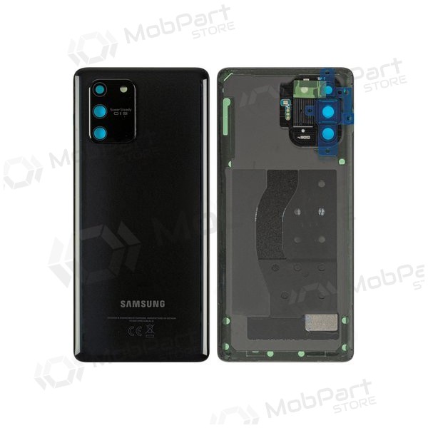 Samsung G770 Galaxy S10 Lite tapa trasera de la batería (negro) (usada grade C, original)