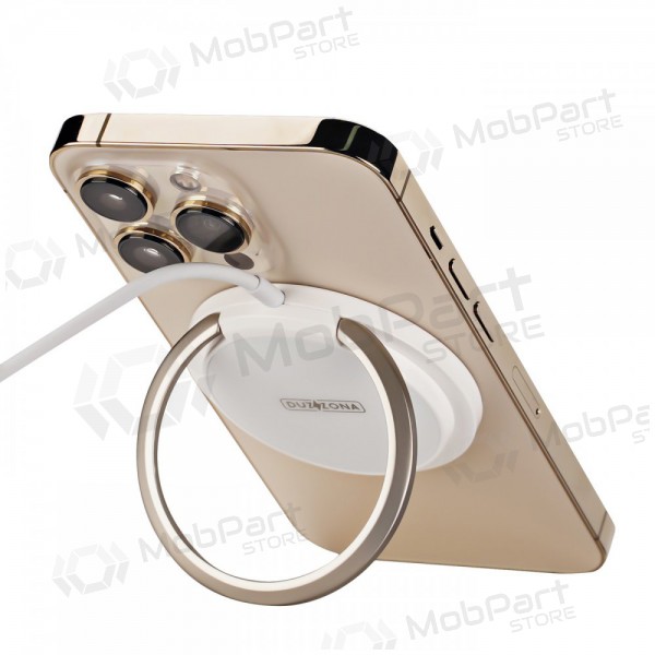 Cargador inalámbrica DUZZONA W1 MagSafe 15W (blanco)